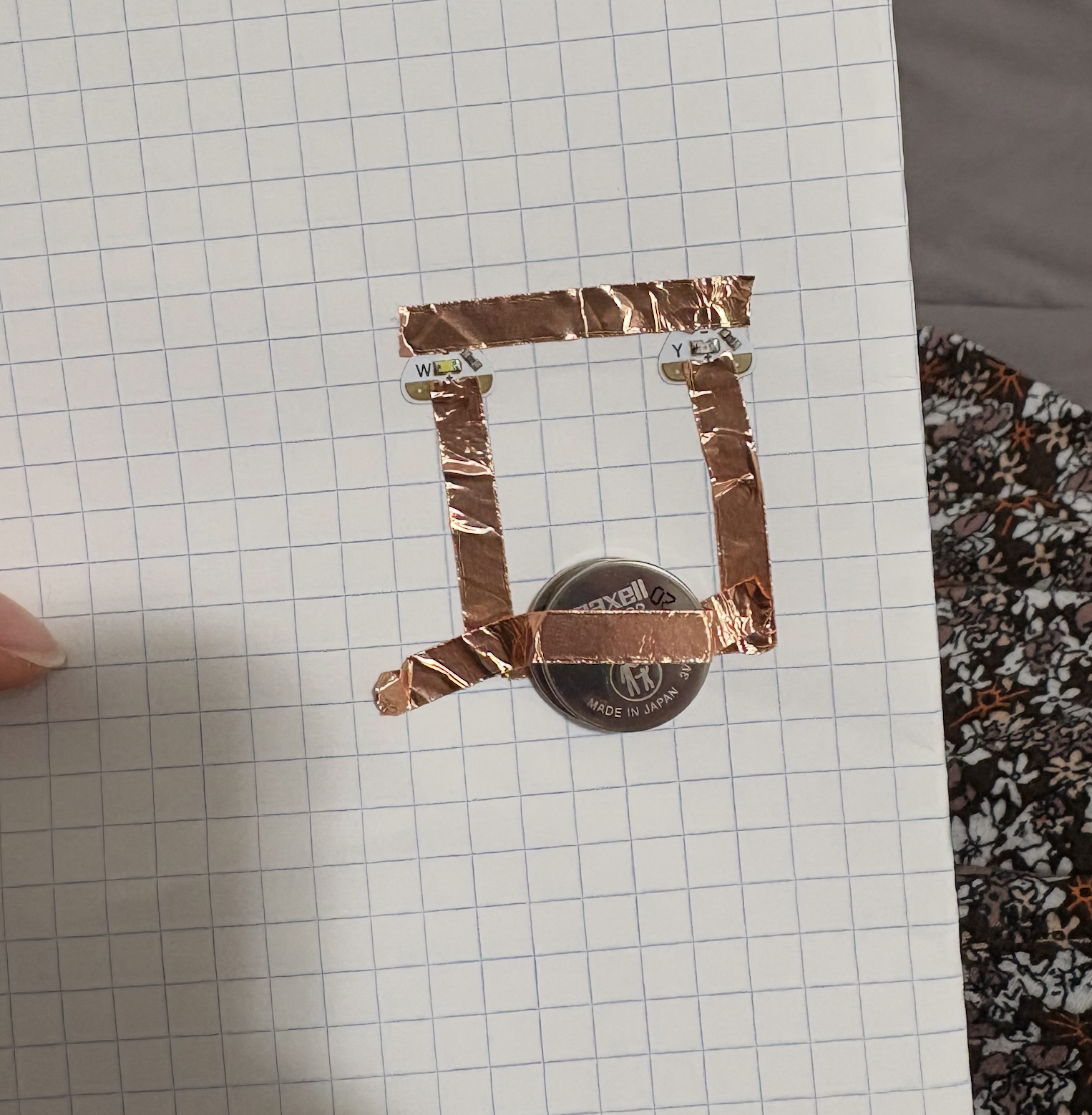 Playing with circuits at home, this one didn't work!