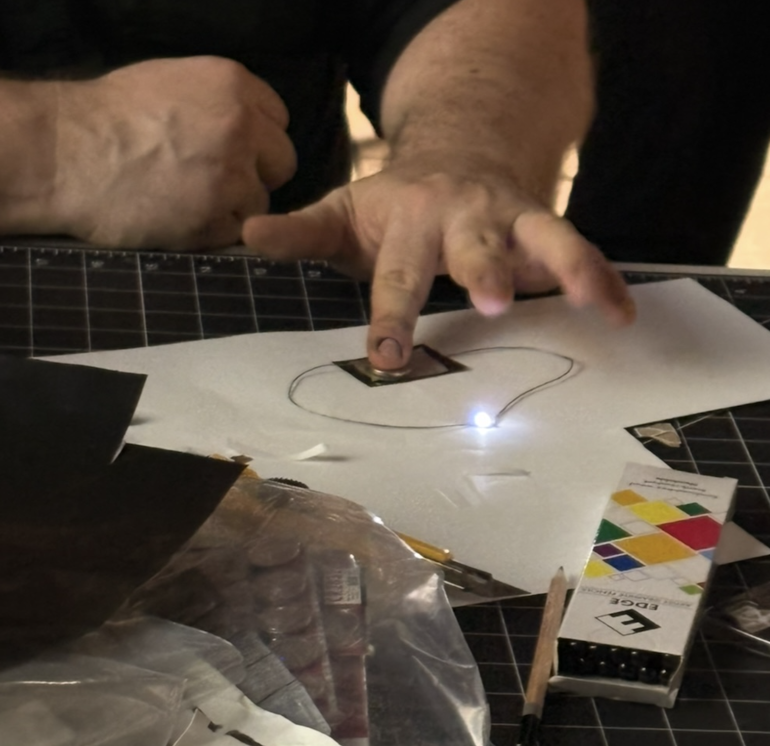 Playing with circuits in class!