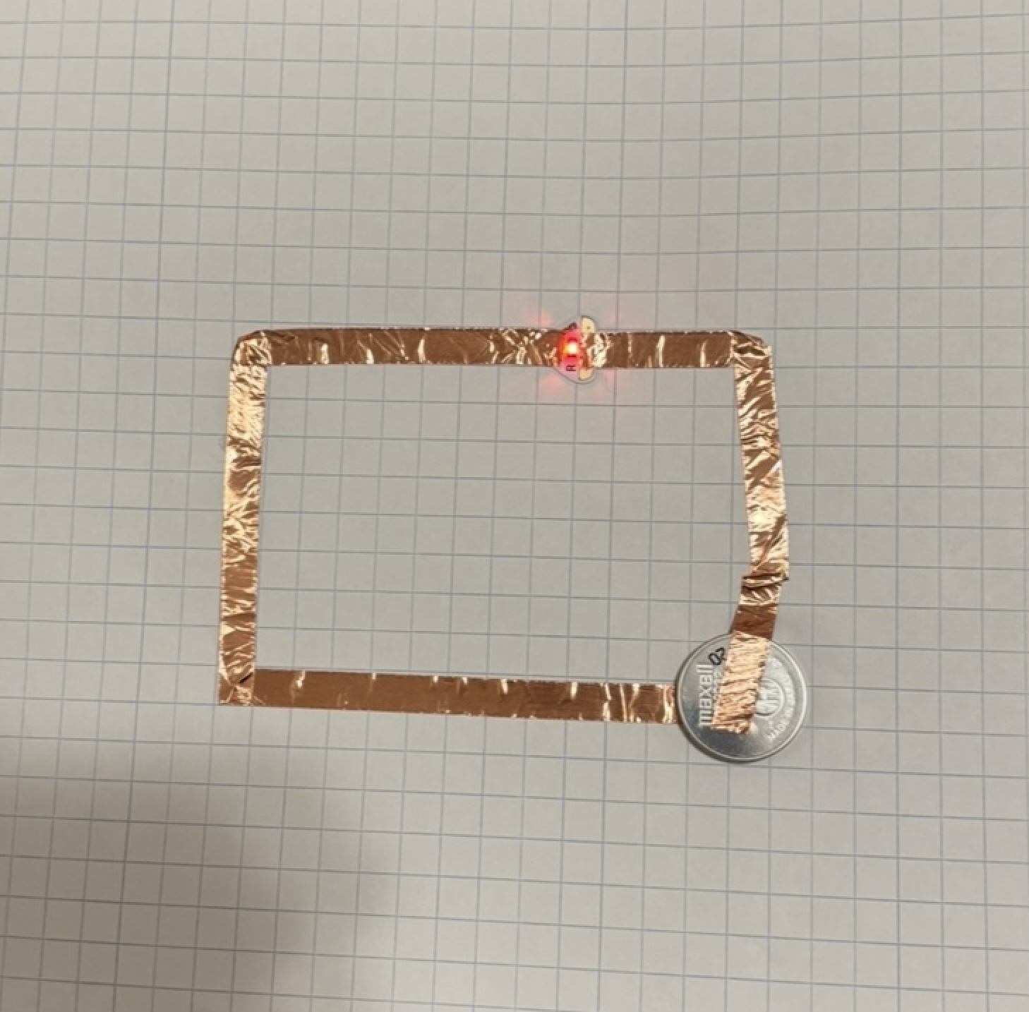 Playing with circuits at home, this one worked!